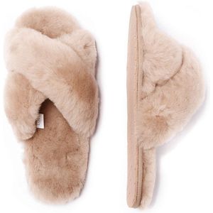 Dames Dove Crossover Slippers