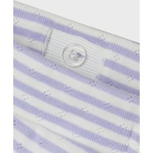 Name it meisjes pyjama set - Heirloom Lilac - Kinder shortama biologisch katoen - 116 - Paars
