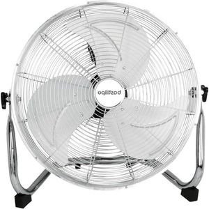 Industriële Vloerventilator 30 cm Verchroomd - 40 W - 3 Snelheden - Indiaas - Krachtige Luchtcirculatie