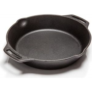 Petromax fp25h-t, skillet, 25 cm, pan met handgrepen, gietijzer, zwart