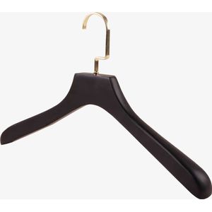 Kledinghangers Jose | Zwarte kledinghangers | Kleerhangers | Luxe Hangers | Kleding | Kapstok | Zwart | Strak Design | Set van 5 luxe kledinghangers