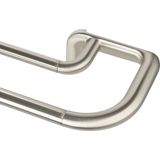 Umbra - Twilight - Dubbele Gordijnroedeset - Nikkel - 80 tot 213 cm