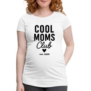 Zwangerschap Cool Moms Club Est. 2026 Zwangerschap T-Shirt