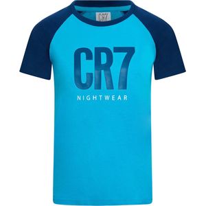 CR7 Pyjama korte broek - 724 Blue - maat 122/128 (122-128) - Jongens Kinderen - 100% katoen- 8770-41-724-122-128