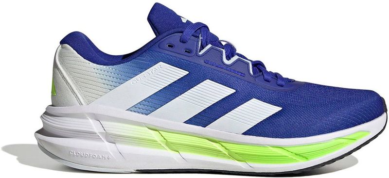 adidas - Questar 3 - Hardloopschoenen - Lucid Blue/Cloud White/Lucid Lemon