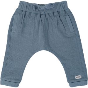 Lodger - Babybroekjes jongen - Maat 62 - Blauw - Hydrofiel - Elastische taille