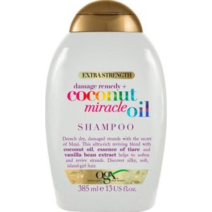 Herstellende Shampoo OGX Coconut MIracle Oil Beschadigd Haar (385 ml)