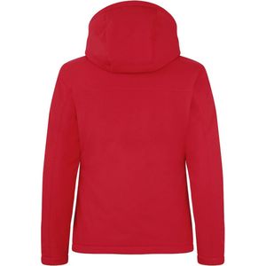 Clique - Padded Hoody Softshell - Rood - Gewatteerd Jack