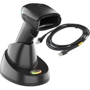 Cordless Scanner - 2D Imager - Zwart - Multi-Interface - Inclusief Kabel