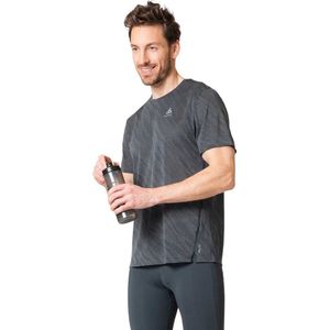 Odlo Zeroweight Enginee T-shirt Met Korte Mouwen Grijs M Man