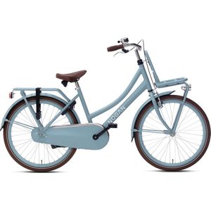 Nogan Cargo Transportfiets - Meisjesfiets - 24 inch - Mat Blauw