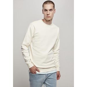 Urban Classics - Organic Basic Crew Sweater/trui - 5XL - Creme