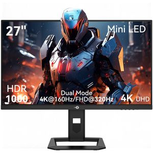 TITAN ARMY P275MV PLUS Flat 16:9 Fast IPS UHD 160Hz Dual mode FHD 320H 1152 Local Diming Mini LED Gaming Monitor