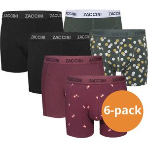 Zaccini boxershorts 6-Pack Verrassingspakket - Hussel/Mixed heren boxers pakket - Maat S