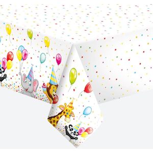 Papieren tafellaken - My birthday - (Kinder)Verjaardag - Tafelaankleding - Dieren