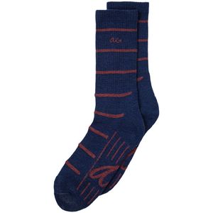 Alfredo Gonzales unisex merino sokken hike stripe thin blauw