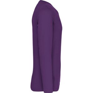 Kariban T-shirt V-hals lange mouwen K358 - purple - 3XL