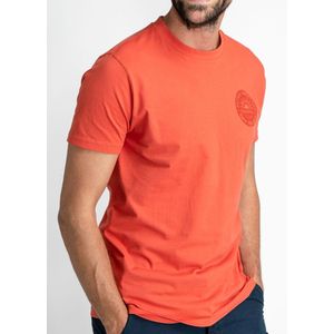 Petrol Industries - Heren Petrol California T-shirt - Oranje - Maat XL