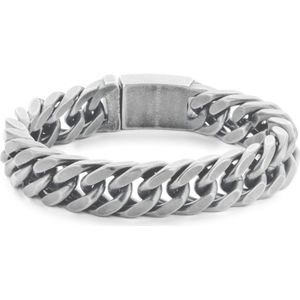 Frank 1967 Steel 7FB 0360 Stalen armband - 19,5 cm - Zilverkleurig