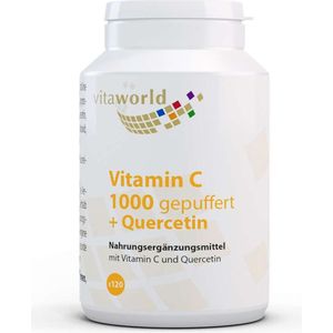 Vitaworld vitamine C 1000 gebufferd + quercetine 120 tabletten