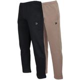 Donnay - Joggingbroek Wess - Sportbroek - Zwart/Taupe-grey - 2-Pack