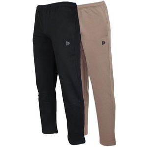 Donnay - Joggingbroek Wess - Sportbroek - Zwart/Taupe-grey - 2-Pack