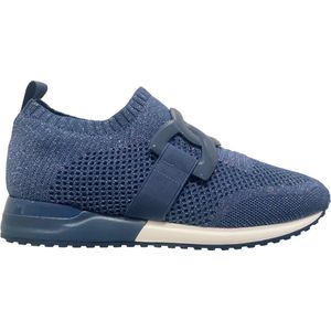 La Strada 2203626 Blue Silver Knitted Sneaker