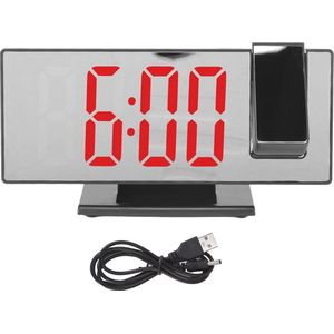 Duurzame Digitale Projectiewekker met Oplaadfunctie en LED-scherm