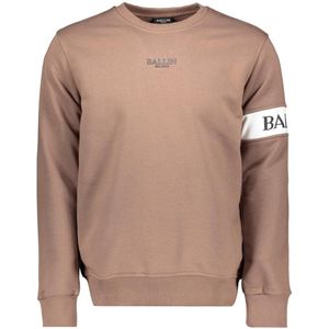 Ballin Trui Crewneck 5288 Cacao Mannen Maat - S
