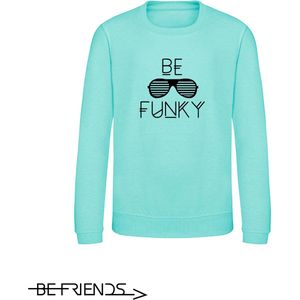 Be Friends Sweater - Be funky - Vrouwen - Mint groen - Maat S