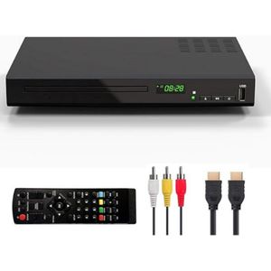DVD Speler met HDMI - Haarscherpe Beeldkwaliteit - Geschikt voor Moderne TV’s - Compact en Gebruiksvriendelijk Design - Voor Films, Series en Muziek - Betrouwbare Entertainmentoplossing voor Thuis