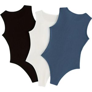 Nivard Bodysuit Dames - Jumpsuit - Corrigerend Ondergoed - Body plunge - Lingerie - Setje Vrouwen - 3 Pcs - Gemengd - Maat S