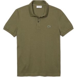 Lacoste - Poloshirt Pique Khaki - Slim-fit - Heren Poloshirt Maat 4XL