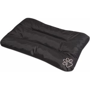 The Living Store Hondenmatras - Zwart - 90 x 60 x 8 cm - Waterafstotend - PU-gecoate oxford stof