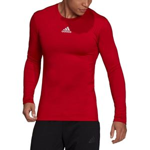 adidas - Techfit Warm Long Sleeve Top - Fleece Compression Shirt-L
