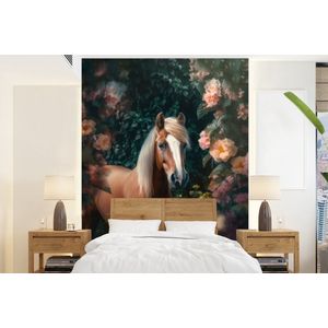 Paard - Natuur - Bloemen - Bos - Dieren