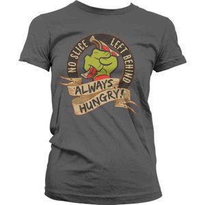 Teenage Mutant Ninja Turtles Dames Tshirt -S- No Slice Left Behind Grijs