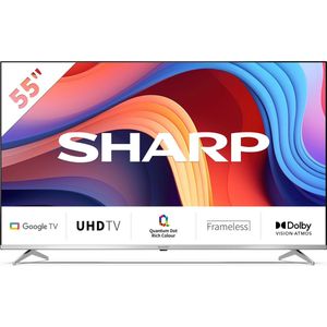 Sharp Aquos 55GP6260 - 55 inch 4K UHD QLED met Google TV