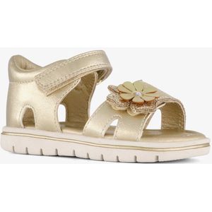 Blue Box meisjes sandalen met bloemen goud - Maat 21