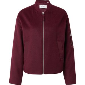 comma - Outdoor-Jack - Wolblend - Korte Lengte - Geborstelde Flanelstof