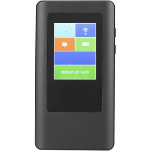 5G Mobiele Hotspot, 5G Mobiele Wifi router met Simkaartsleuf, Ontgrendeld Draagbaar Wifi apparaat voor op Reis 5G modemrouter Dual band 2.4G 5.8G Verbindt Tot 16 Apparaten