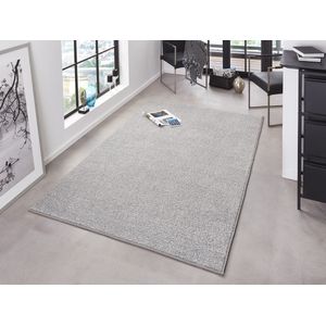 Flycarpets Laagpolig Velours Vloerkleed - Designer Pure - Grijs 200x300 cm