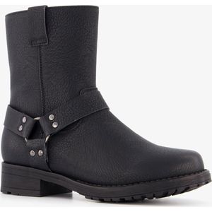 Blue Box meisjes biker boots zwart - Maat 33