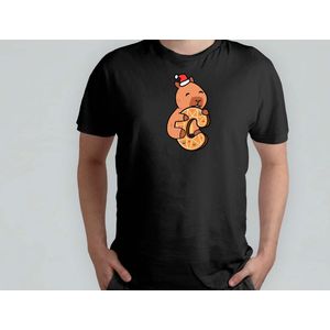 C is for Chubby Capy - T Shirt - Capibara - Capybara - MerryChristmas - ChristmasJoy - VrolijkKerstfeest - Funny - Kerstplezier