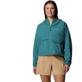 Columbia - Spire Valley - Cropped Jas - Blauw - Vrouw