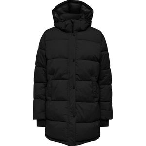 Only Jas Onlann Premium Puffer Coat Mid-long 15308172 Black Dames Maat - XS