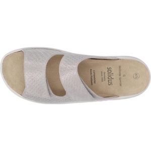 SOLIDUS - slippers - dames - Wellness Spezial 20193-20861– G - Downy Mat Lino maat EU: 40 en UK: 6,5