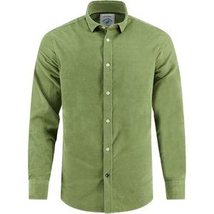 A Fish Named Fred - Overhemd - Groen - Normale Fit