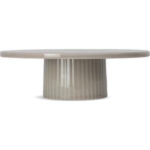 Opjet - Flora taartplateau Beige 25,5cm - Taartplateaus