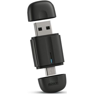 Nince Carplay Dongle - Draadloos Carplay - Zwart - Draadloos Carplay - Alleen te gebruiken met ingebouwde Apple CarPlay en Apple iPhone